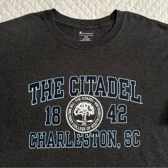 Champion The Citadel Bulldogs Military College Tee T-Shirt XXL - Picture 4 of 11